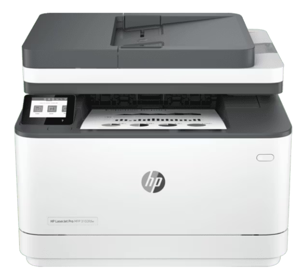 HP LaserJet Pro MFP 3103fdw (3G632A) | Functions: Print, Copy, Scan, Fax; Print Speed: Up to 33ppm; Duplex; Duty Cycle: Up to 50,000 Pages; Connectivity: Ethernet, USB 2.0, Wi-Fi; Toner: HP 145A 