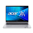 Acer TravelMate P4 Spin 14 TMP414RN-55-75MG 2-in-1 Laptop | Intel® Core™ Ultra 7 255U, 16GB DDR5 5600MT/s RAM, 512GB M.2 NVMe SSD, 14" WQXGA+ (2880 x 1800), IPS, Touch Display, 60Hz, Intel® Graphics, Windows 11 Pro, Silver (Active Stylus Included)