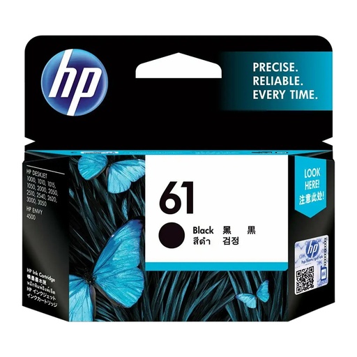 [CTG1139] HP 61 Black Original Ink Cartridge (CH561WA)