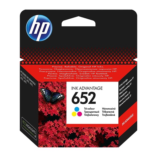 [CTG1618] HP 652 Tri colour Original Ink Advantage Cartridge