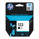 HP 123 Black Original Ink Cartridge (F6V17AE)