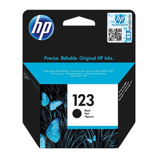 [CTG1706] HP 123 Black Original Ink Cartridge (F6V17AE)