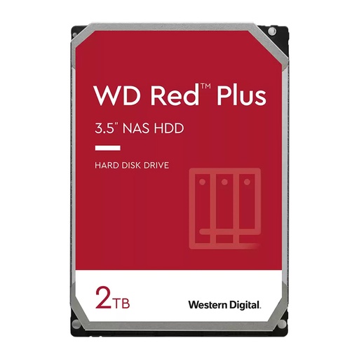 [HDD1098] Western Digital 2TB CAVIAR RED PLUS NAS 3.5&quot; SATA 128MB INTERNAL HARD DRIVE