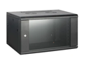 6U Wall Mount Rack / Cabinet L:635mm x H:575mm x W:600mm, Power outlet (Without Fan)