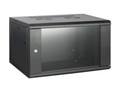 6U Wall Mount Rack / Cabinet L:635mm x H:575mm x W:600mm, Power outlet