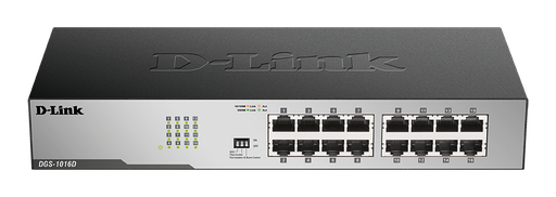 [SWI297] D-Link 16-Port Gigabit Unmanaged Desktop Switch DGS-1016D