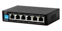 D-Link DGS-F1006P-E 6-Port Gigabit PoE Switch with 4 Long Reach PoE Ports and 2 Uplink Ports