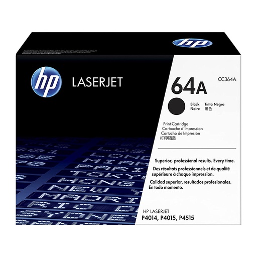 [TON1537] HP 64A CC364A Black Original LaserJet Toner Cartridge