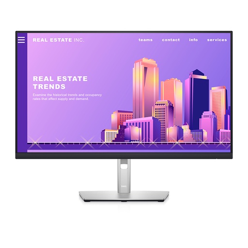 [MON903] Dell P2722H 27&quot; Monitor | Screen Size: 27&quot;, Resolution: FULL HD 1080p 1920 x 1080 at 60 Hz, Panel Type: IPS, Reponse Time; 8 ms (g to g normal); 5 ms (g to g fast) Ports: Display Port, VGA, HDMI, USB 3.2 Gen 1 upstream, 4 x USB 3.2 Gen 1 Downstream