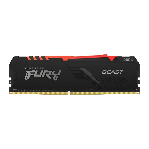 [RAM756] Kingston FURY Beast RGB 16GB (2x8GB) 3200MHz DDR4 CL16 Desktop RAM - KF432C16BBAK2/16