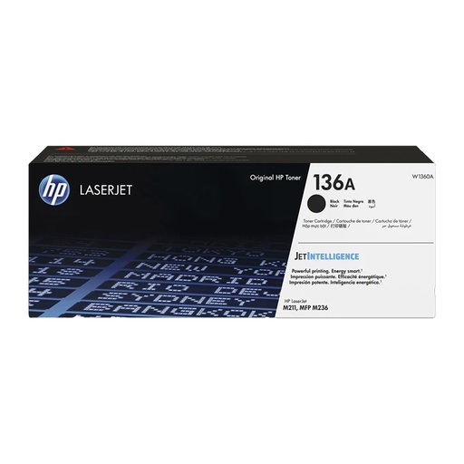 [TON2010] HP 136A W1360A Black Original LaserJet Toner Cartridge