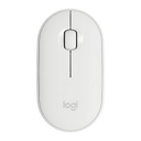 Logitech M350 Pebble Wireless Bluetooth Mouse - Off White (910-005600)