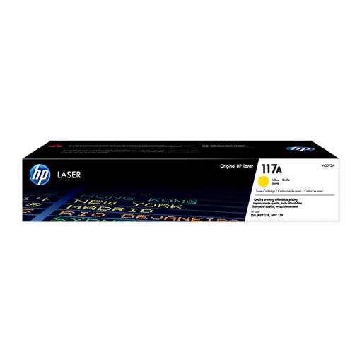 [TON2014] HP 117A W2072A Yellow Laser Toner Cartridge