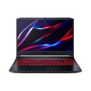 Acer Nitro 5 Laptop AN515-56-763W - Intel® Core i7-11370H Processor @3.3GHz (12M Cache, 4 Cores, Max Turbo Frequency 4.8GHz), 8GB DDR4 3200MHz, 512GB PCIe M.2 NVMe SSD, NVIDIA® GeForce GTX™ 1650 4GB GDDR6, 15.6" FHD 1920x1080, Genuine W10 HSL, Black & Red