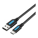 Vention® USB 3.0 A Male to C Male Cable 1M Black PVC Type (COZBF)