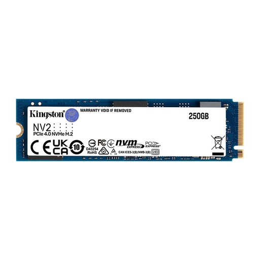 [HDD1217] Kingston NV2 NVMe™ PCIe 4.0 Gen 4x4 M.2 2280 SSD 250GB - SNV2S/250G