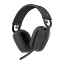 Logitech Zone Vibe 100 Wireless Over the Ear Headphones - Black