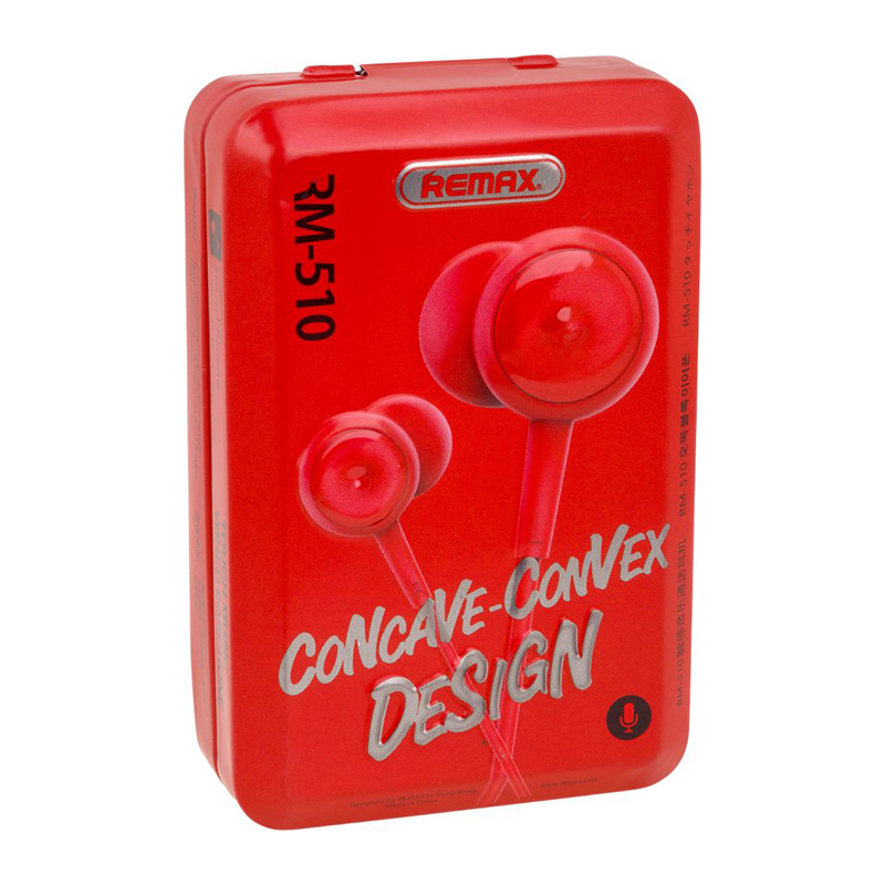 REMAX Wired Earphone RM-510 Red Personal Computers