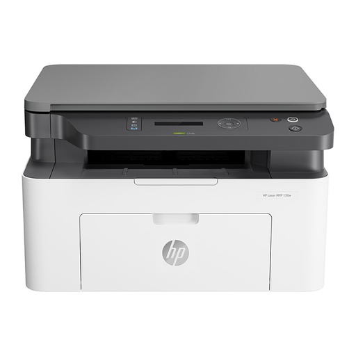 [PRT1106] HP Laser 135w Multifunction Printer (4ZB83A) | Functions: Print, Scan, Copy; Print Speed: 21 ppm (black); Connectivity: USB, Wi-Fi; Replacement toner: HP 107 Toner