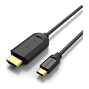 Vention® Type-C to HDMI Cable 2M Black (CGUBH)