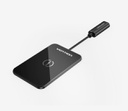 Vention® Wireless Charger 15W Ultra-thin Mirrored Surface Type 0.05M Black (FGBBAG)