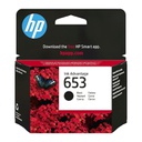 HP 653 Black Original Ink Advantage Cartridge (3YM75AE)