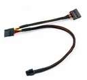 Mini 6Pin to 15Pin x2 SATA Power Cable for Dell QCT/ECT Desktops