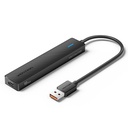 Vention 5-in-1 USB 3.2 Gen2 Hub - USB 3.2 Gen2 Type-C x2/USB 3.2 Gen2 Type-A x2/USB-C 0.15M (CHSBB)