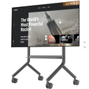 NB North Bayou Ergonomic P80 65-90" SPCC Steel TV Floor Stand Mobile Trolley Cart