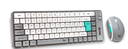 Alcatroz Tetriz Air 300C Bluetooth 5.3 Dual Mode 84 Key Wireless Keyboard and Mouse Combo - WInter White
