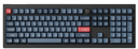 Keychron V6 Max Swappable RGB Backlight Gateron Banana Switch Wireless Mechanical Keyboard - Carbon Black (V6M-D4) 